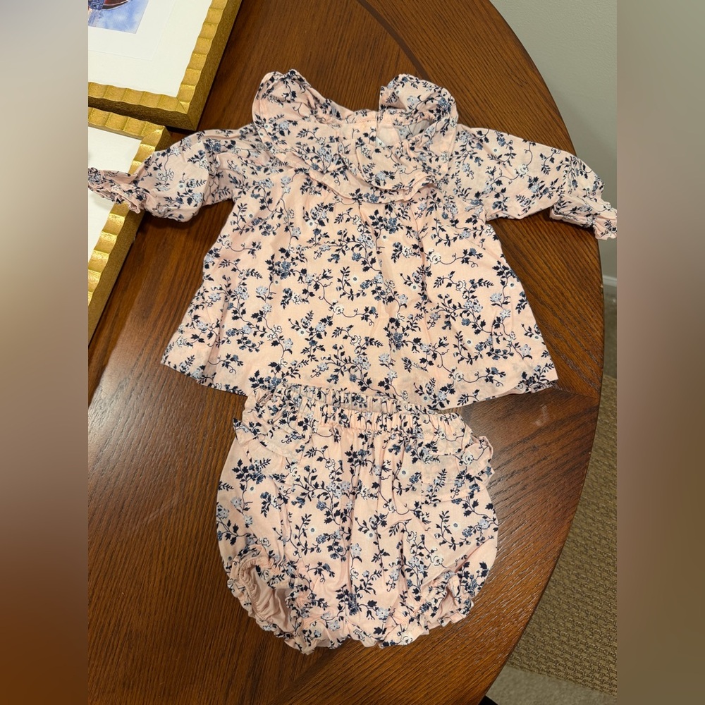 Floral Janie and Jack Set